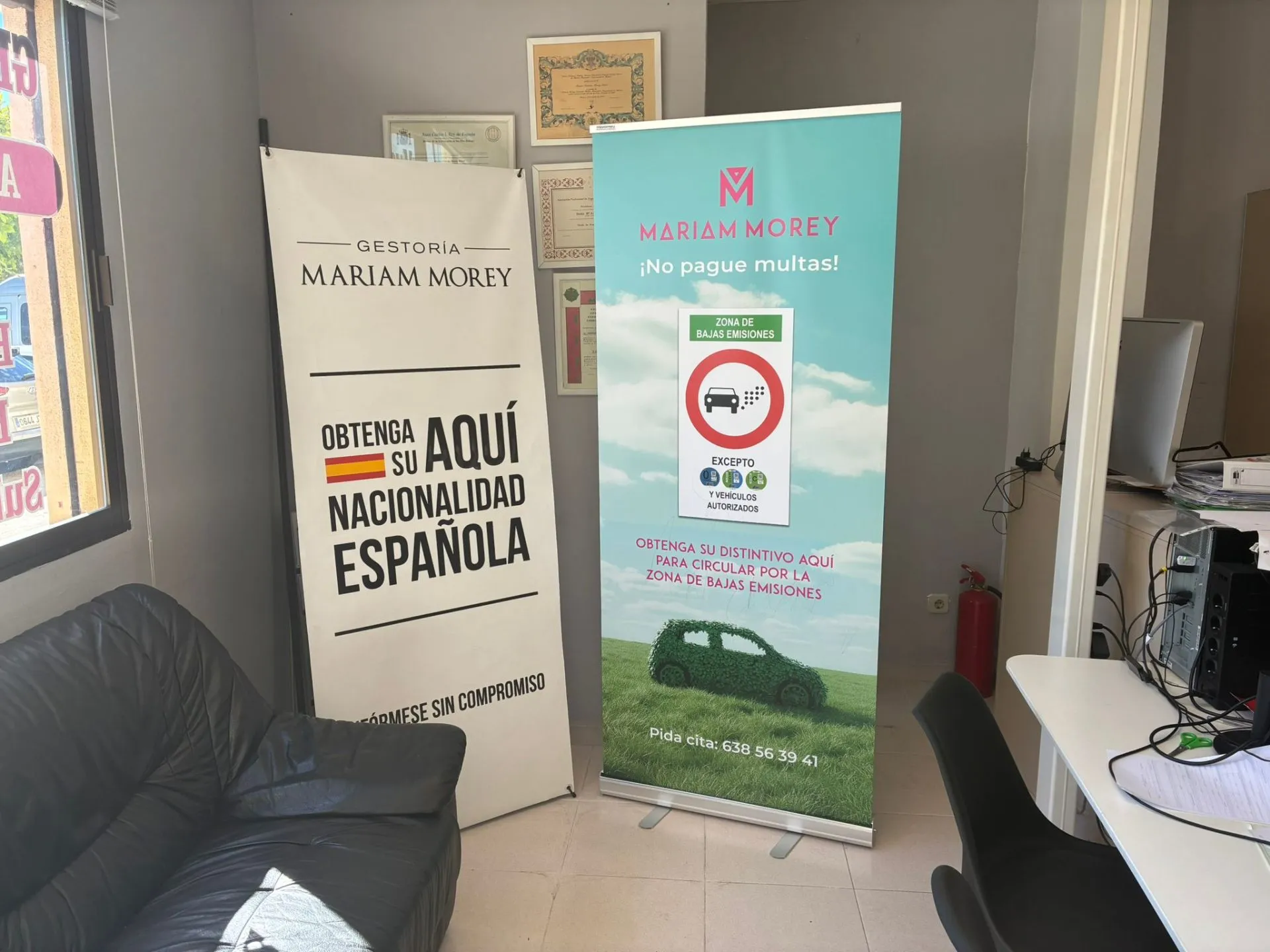 Interior de Gestoría Morey